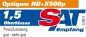 Optiqum HD+ X500p Sat Reciever mit 12 Monate HD+ Karte (FULL HD 1080p) 10HD SENDER!