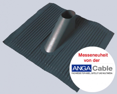 Dachziegel aus Alu-Kunststoff Schwarz/Rot Version