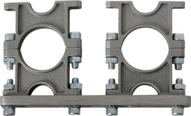 Multifeedhalter 2-fach Alluminium-Guss