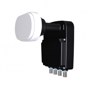 Inverto Monoblock 23mm LNB  3 Grad f�r 80cm Spiegel Quad LNB 0.2dB 40mm Adapter