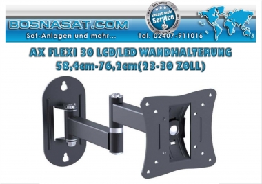 AX FLEXI 30 LCD/LED WANDHALTERUNG 58,4cm-76,2cm(23-30 ZOLL)