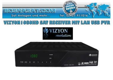 VIZYON/INNOVIO 1080HD USB PVR CONAX HDTV SAT MIT LAN