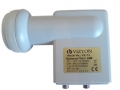 Vizyon Twin LNB mit 0,1 db optimal f�r HDTV Empfang
