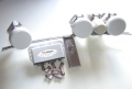 Multifeedset f?r 4 sat inkl DiseqC Schalter 4in1+10 Fstecker